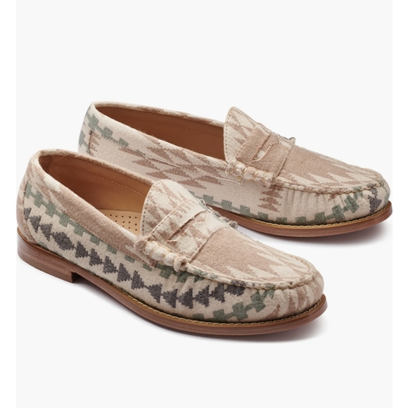 NWT G.H. Bass Weejuns Larson Flannel Loafers - Picture 1 of 6
